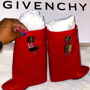 Givenchy Red Shark boot